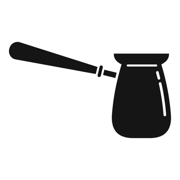 Кофе Turka иконка простой вектор. Горячие напитки — стоковый вектор