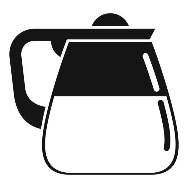 Kancelářské pití kávy ikona jednoduchý vektor. Horký nápoj — Stockový vektor