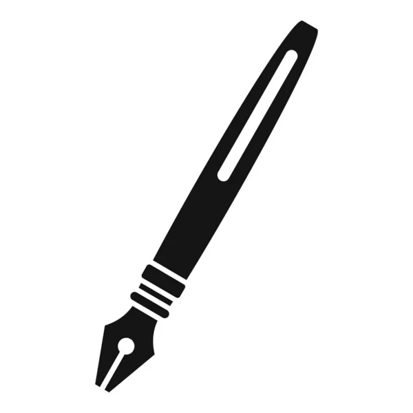 インクペンアイコンシンプルなベクトル。手紙 — ストックベクタ