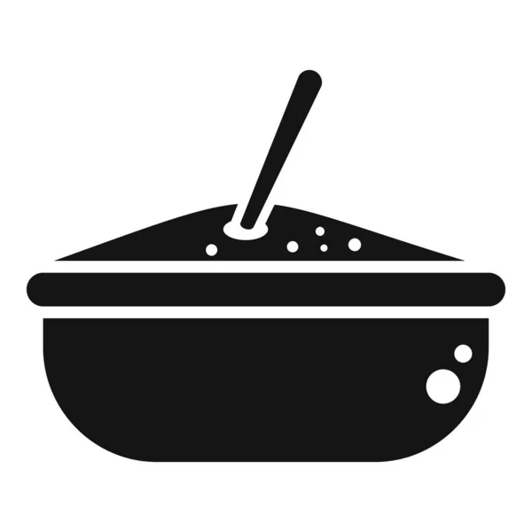 Almuerzo comida icono vector simple. Comida para cenar — Archivo Imágenes Vectoriales