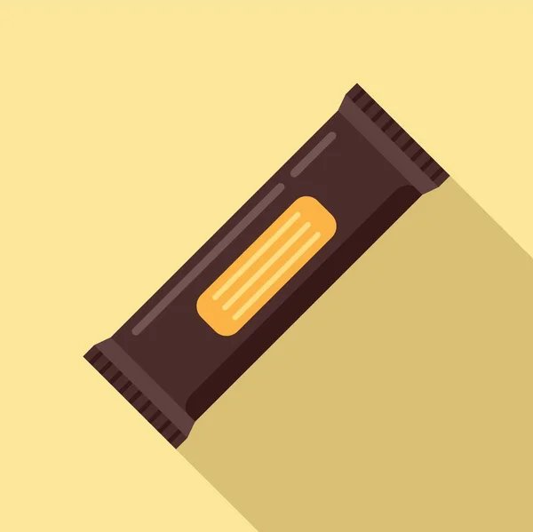 Snackbar Paket Symbol flachen Vektor. Müsli — Stockvektor