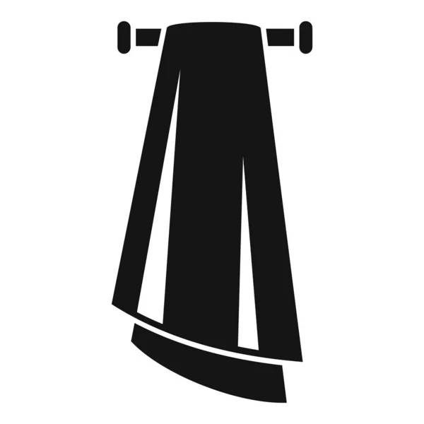 Иконка для полотенец для ног простой вектор. СПА ноги — стоковый вектор
