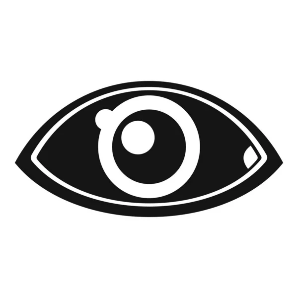 Icono del ojo vector simple. Vista del globo ocular — Archivo Imágenes Vectoriales