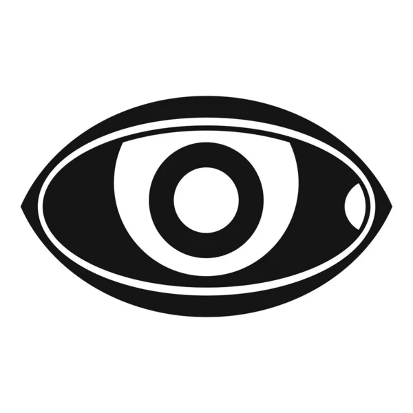 Ícone de visão de olho vetor simples. Olha a visão —  Vetores de Stock