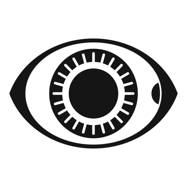 Μεγάλο μάτι εικονίδιο απλό διάνυσμα. Προβολή εμφάνισης — Διανυσματικό Αρχείο