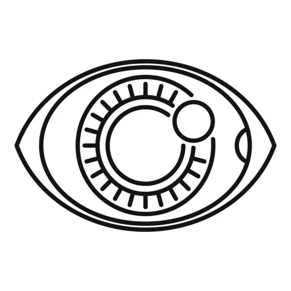 Eye Look Icon Outline Vektor. Sicht — Stockvektor