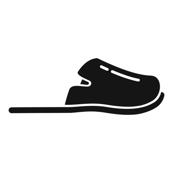 Inicio zapatilla icono vector simple. Zapato mujer — Vector de stock