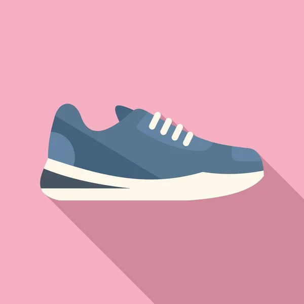 Sneaker icône propre vecteur plat. Chaussure de sport — Image vectorielle