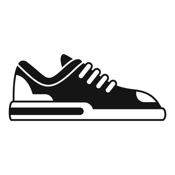 Fitness sapatilha ícone vetor simples. Calçado desportivo — Vetor de Stock