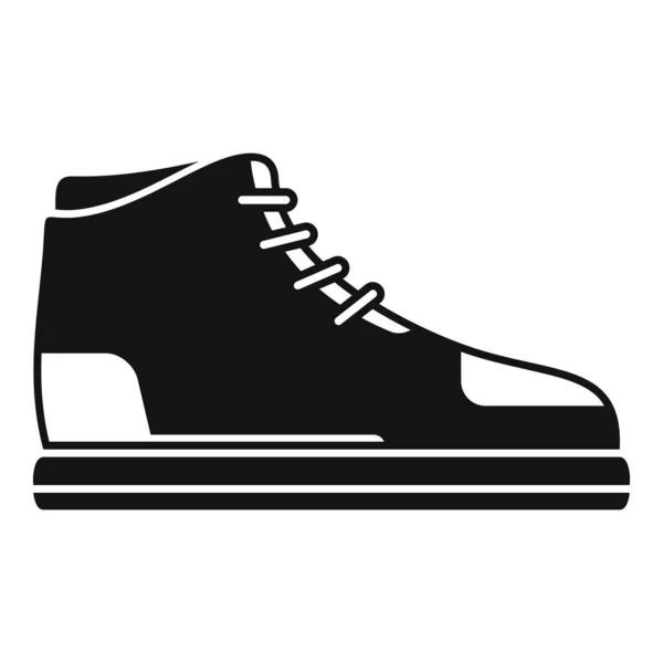 Zapatilla de baloncesto icono vector simple. Zapato deportivo — Vector de stock