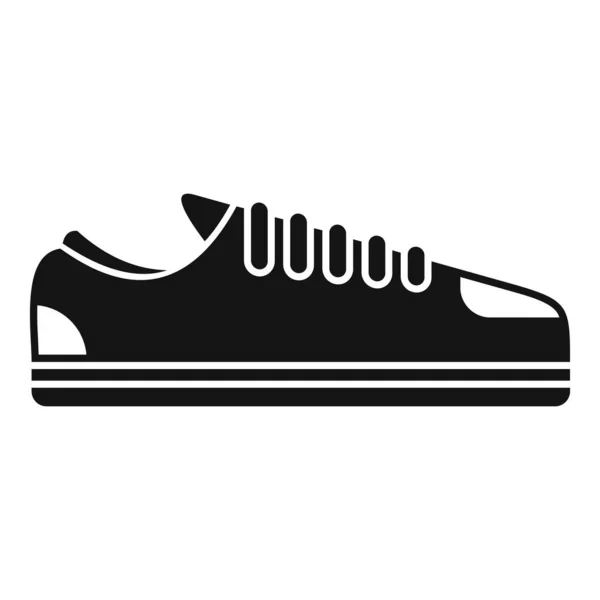 Ícone sapatilha casual vetor simples. Calçado desportivo — Vetor de Stock