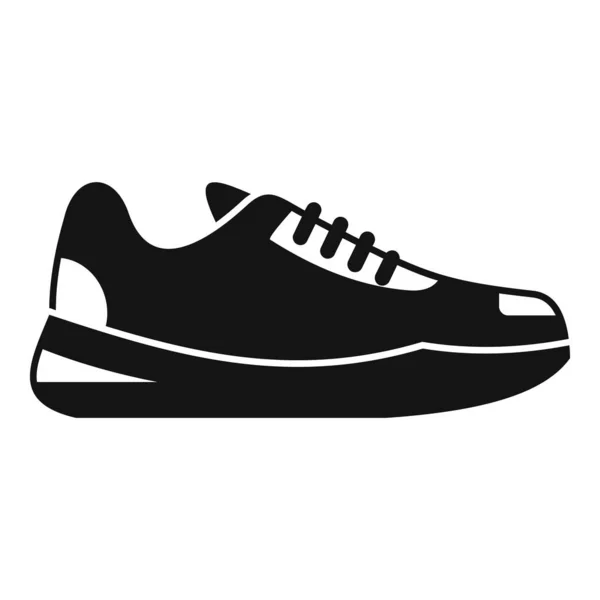 Pulito icona sneaker semplice vettore. Scarpa sportiva — Vettoriale Stock