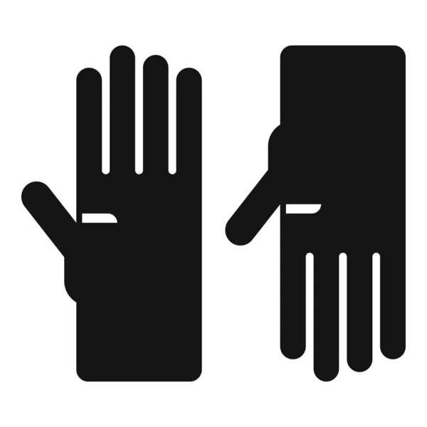 Saubere Pool-Handschuhe Symbol einfachen Vektor. Reinigungsreparatur — Stockvektor