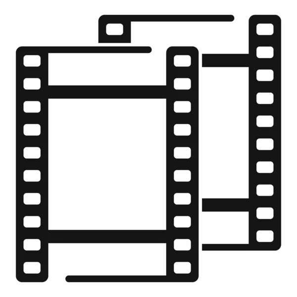 Ícone de filme vetor simples. Câmera de vídeo — Vetor de Stock