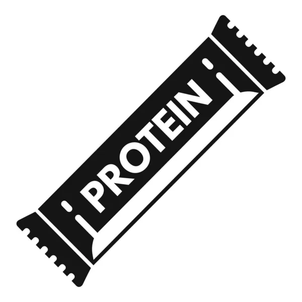 Простой вектор пищевой иконки белка. Спортивный контейнер — стоковый вектор