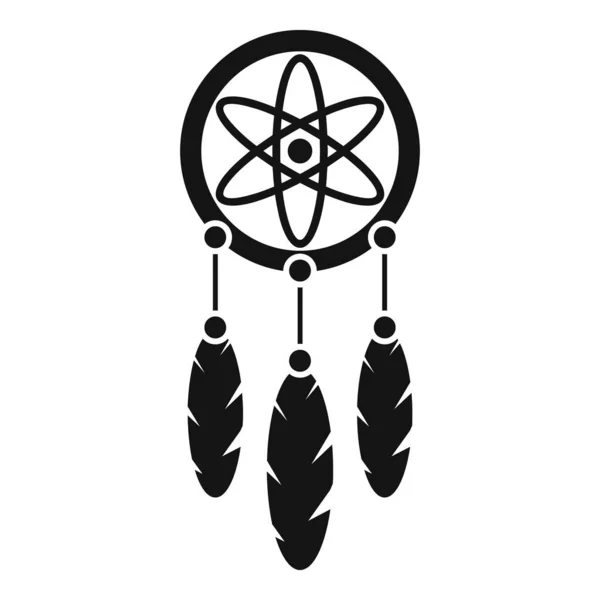 Boho dream catcher icon simple vector. Indian native — Stock Vector