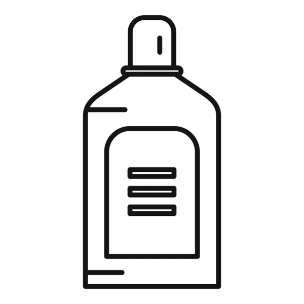 Mouthwash liquid icon outline vector. Dental clean — Stock Vector