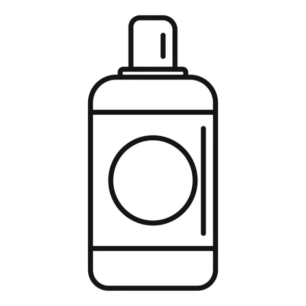 Cool mouthwash icon outline vector. Clean bottle — Stock Vector