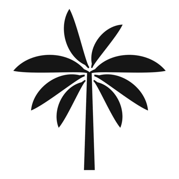 Forest Palm Symbol einfacher Vektor. Exotischer Baum — Stockvektor