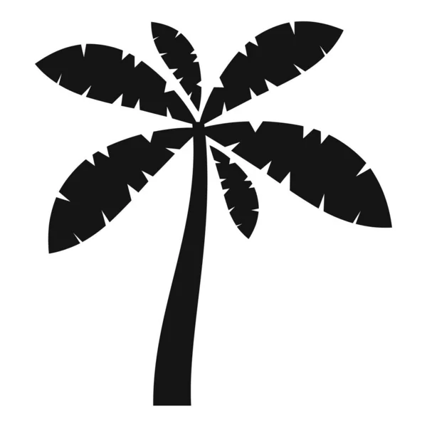 Reizen palm boom pictogram eenvoudige vector. Kokosnoot boom — Stockvector