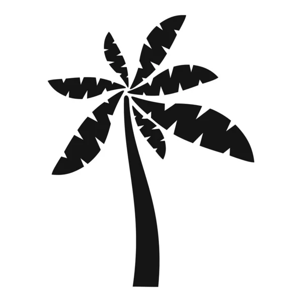 Természeti pálma ikon egyszerű vektor. Kókuszdió — Stock Vector