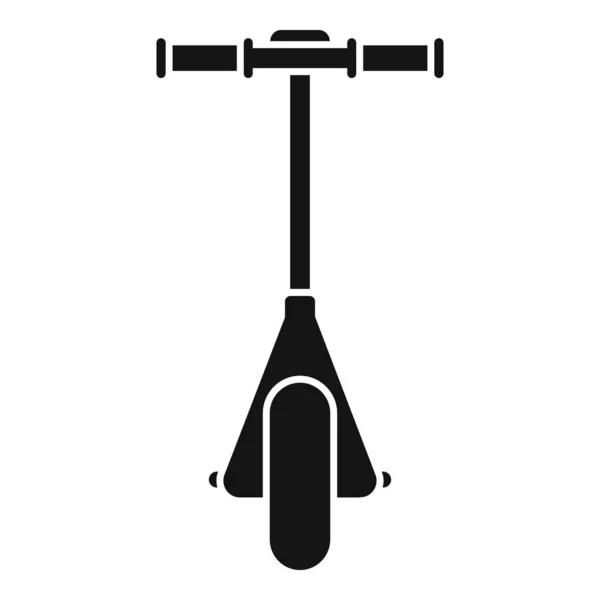 Icono de la vespa vector simple. Transporte de patadas — Archivo Imágenes Vectoriales