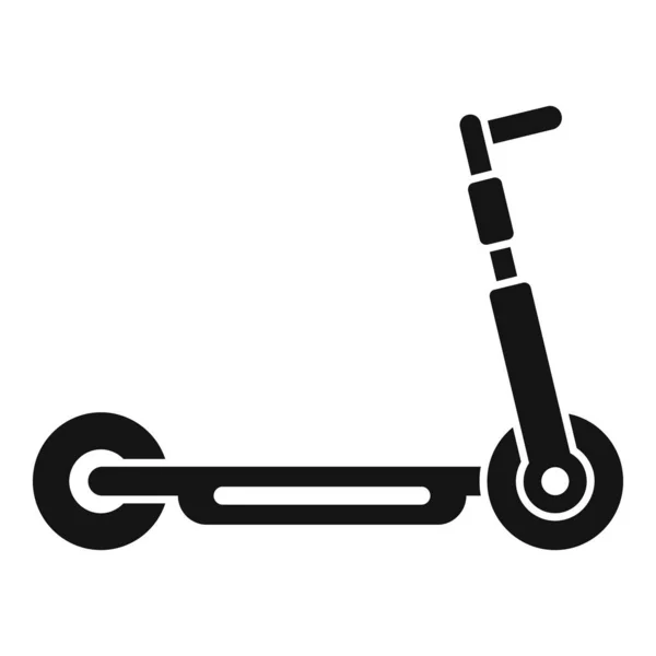 Elektro-Fahrrad-Symbol einfacher Vektor. Rollertransport — Stockvektor