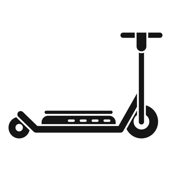 Elektrisk scooter laddnings ikon enkel vektor. Sparktransport — Stock vektor