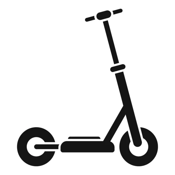 Ебіке значок скутера простий вектор. Кік велосипед — стоковий вектор