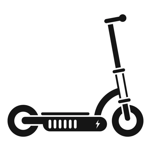Mobilność elektryczna skuter ikona prosty wektor. Transport kopnięć — Wektor stockowy