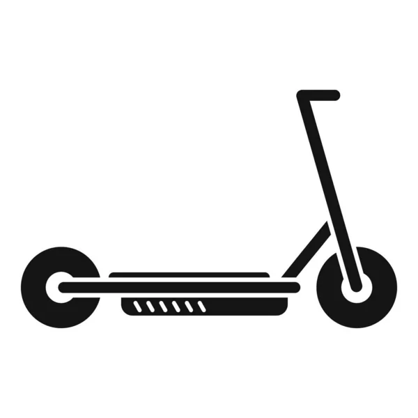 Store electric scooter icon simple vector. Bike trotinette — Stock Vector