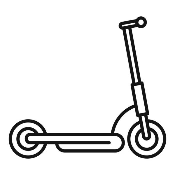 Escooter Icon Outline Vektor. Elektroroller — Stockvektor