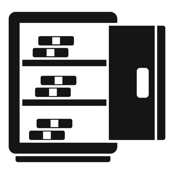 Bankgeldsicheres Symbol einfacher Vektor. Finanzierungszahlung — Stockvektor