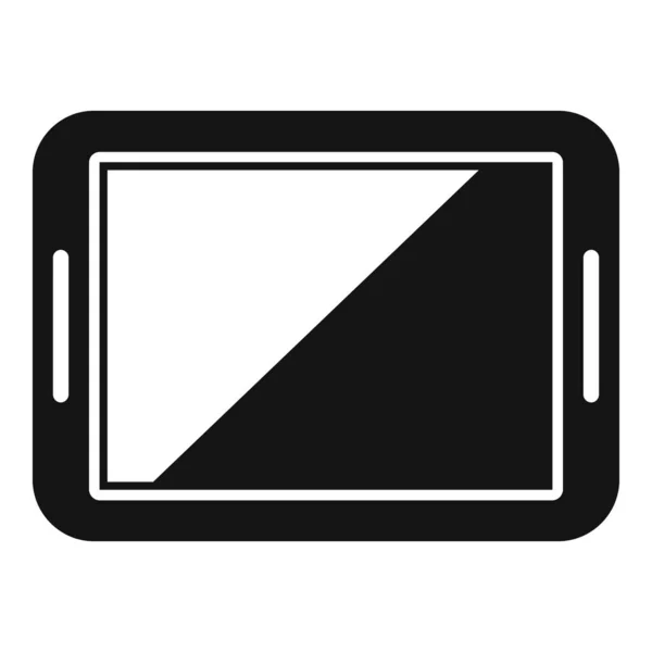 Icona tablet rotto semplice vettore. Riparazione mobile — Vettoriale Stock