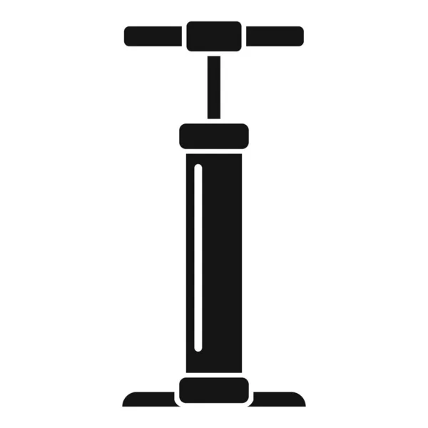Fahrrad Luftpumpe Symbol einfachen Vektor. Maschinenstation — Stockvektor