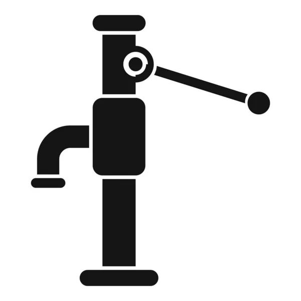Icône de pompe de tuyau d'eau vecteur simple. Moteur système — Image vectorielle