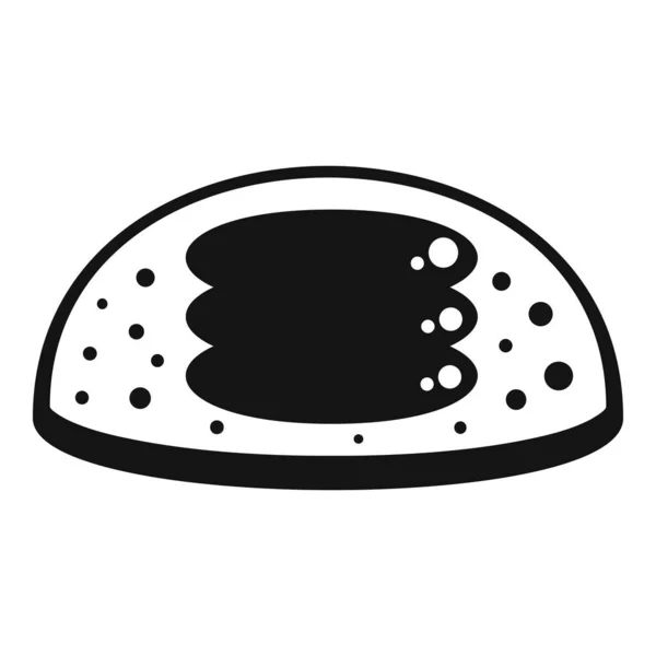 Какао бонбон иконка простой вектор. Крем-паста — стоковый вектор