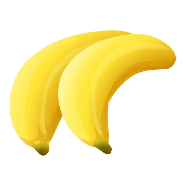 Köstliche Bananen Symbol Cartoon-Vektor. Süßes Essen — Stockvektor