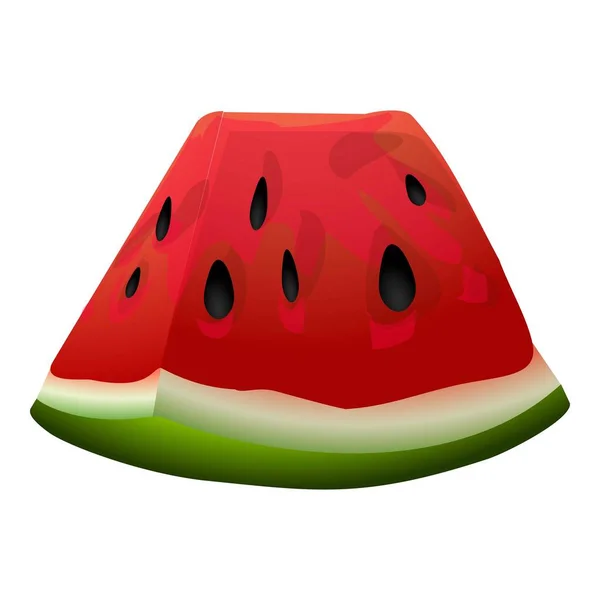 Pflanze Wassermelone Symbol Cartoon-Vektor. Sommerfrucht — Stockvektor