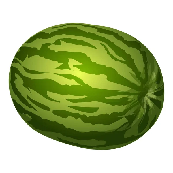 Ícone de fruta melancia vector cartoon. Comida de verão — Vetor de Stock