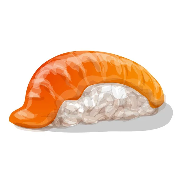 Japanese sushi icon cartoon vector. Asian food — Stock Vector