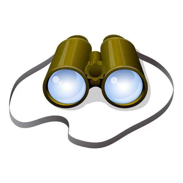 Binoculars icon cartoon vector. Optical equipment — Stock Vector