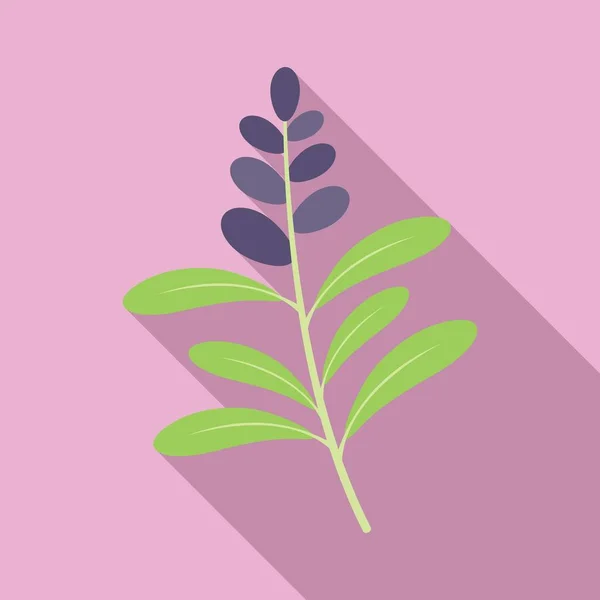 Salvia bruja icono vector plano. Planta de hierbas — Archivo Imágenes Vectoriales