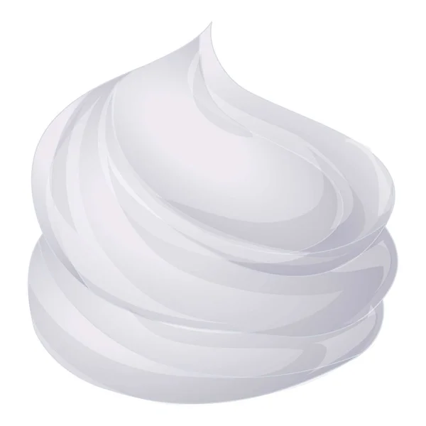 Bolo merengue ícone cartoon vector. Chantilly — Vetor de Stock