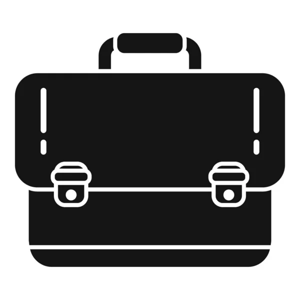 Evrak çantası simgesi basit vektör. Çalışma dosyası — Stok Vektör