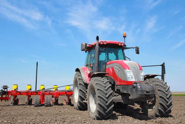 Agricultural machinery, sowing — Stock Photo, Image