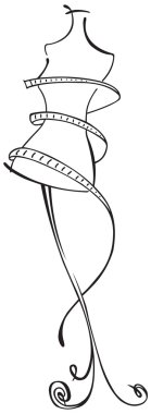Linear sketch of the dummy clipart