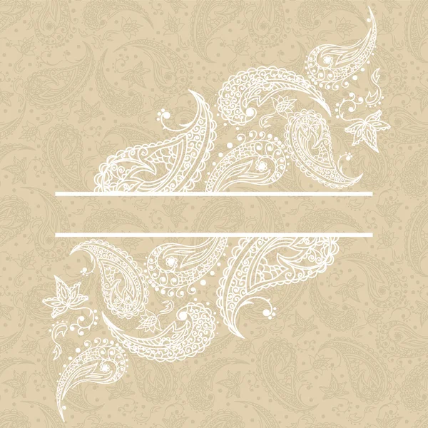 Résumé paisley background — Image vectorielle