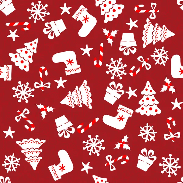 Christmas Seamless background — Stock Vector