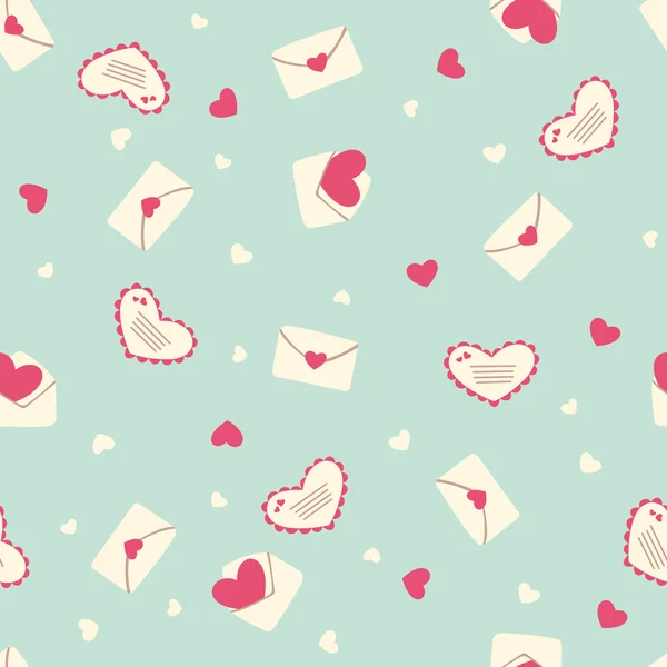 Valentine's seamless pattern — Stock Vector